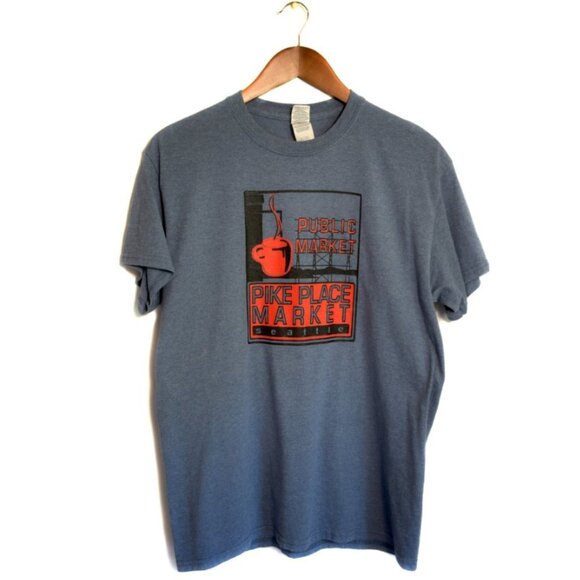 Pike Place Market Seattle Public Market Graphic T-Shirt - Picture 2 of 7